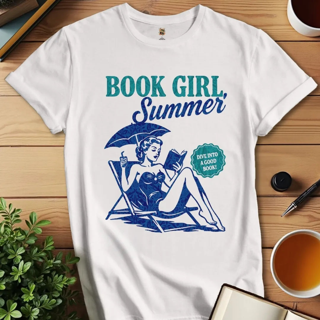 Book Girl Summer T-Shirt