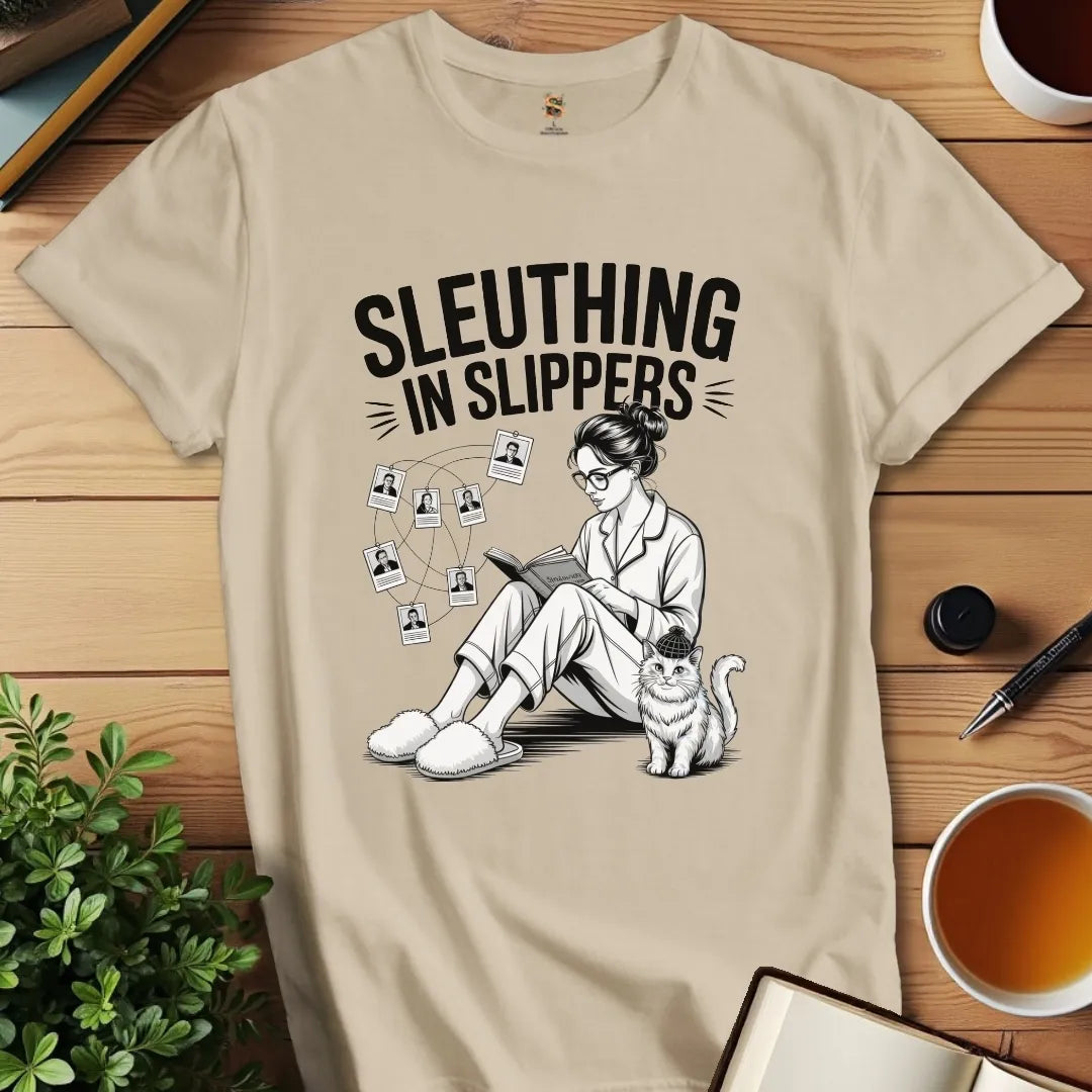 Sleuthing in Slippers v2 T-Shirt