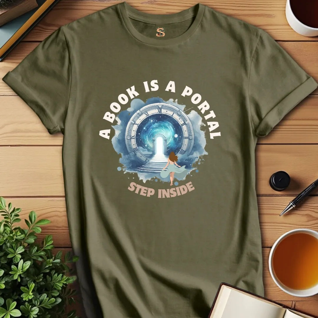 Books are Portals V2 T-Shirt