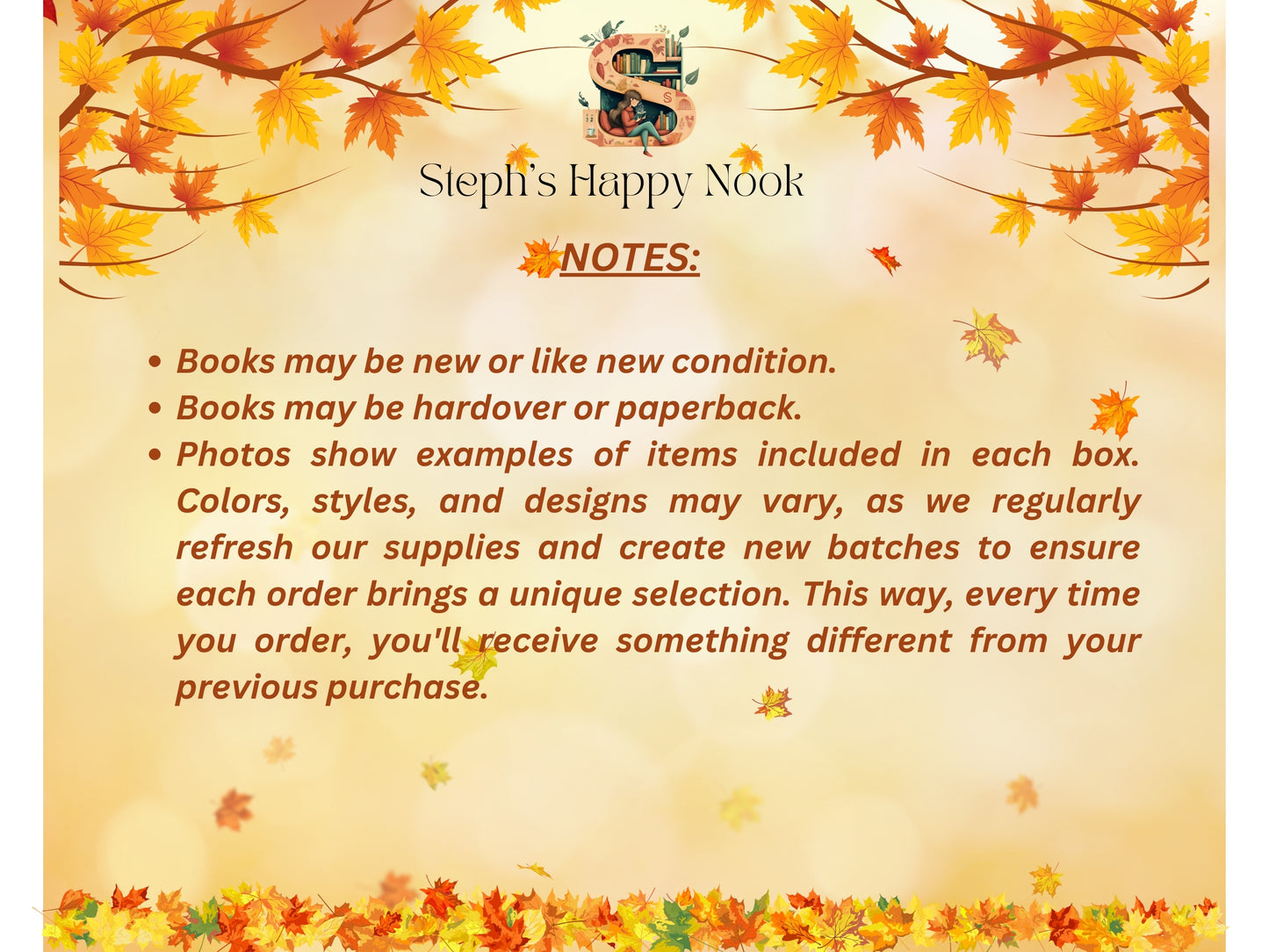 Fall Blind Date With a Book