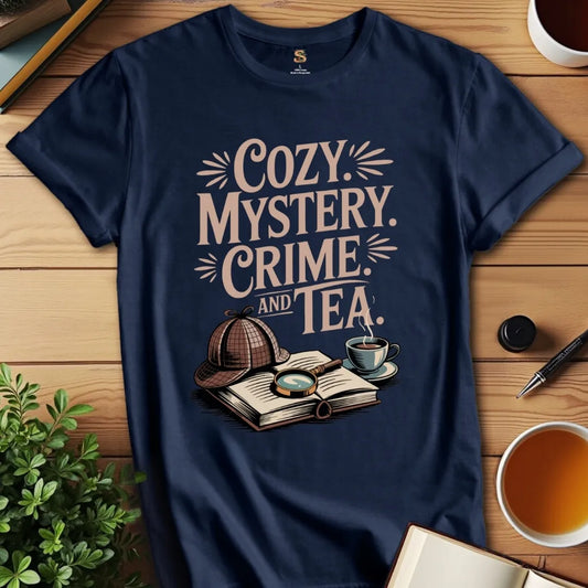 Cozy Mystery and Tea T-Shirt