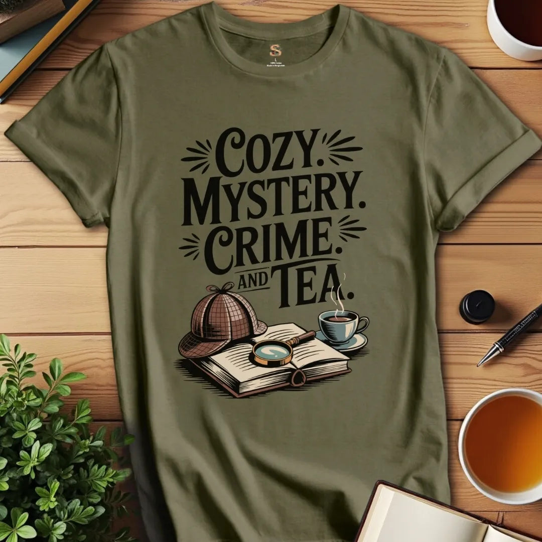 Cozy Mystery and Tea T-Shirt