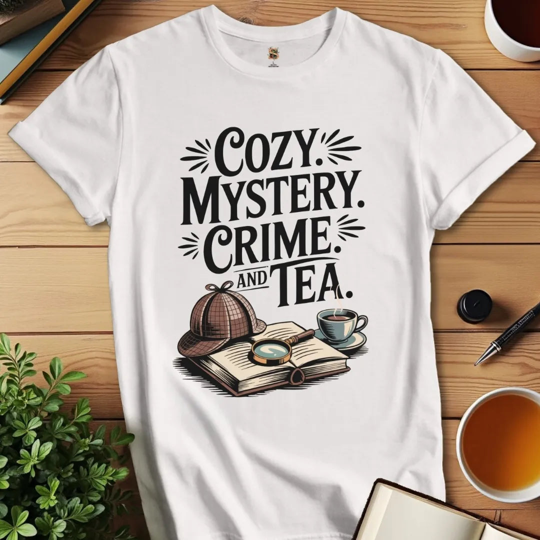 Cozy Mystery and Tea T-Shirt