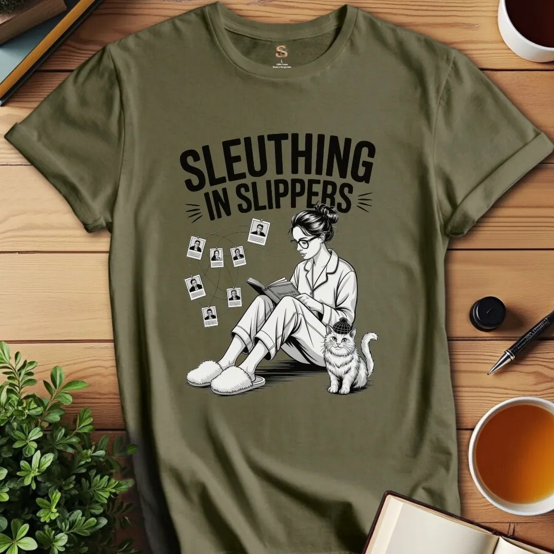 Sleuthing in Slippers v2 T-Shirt