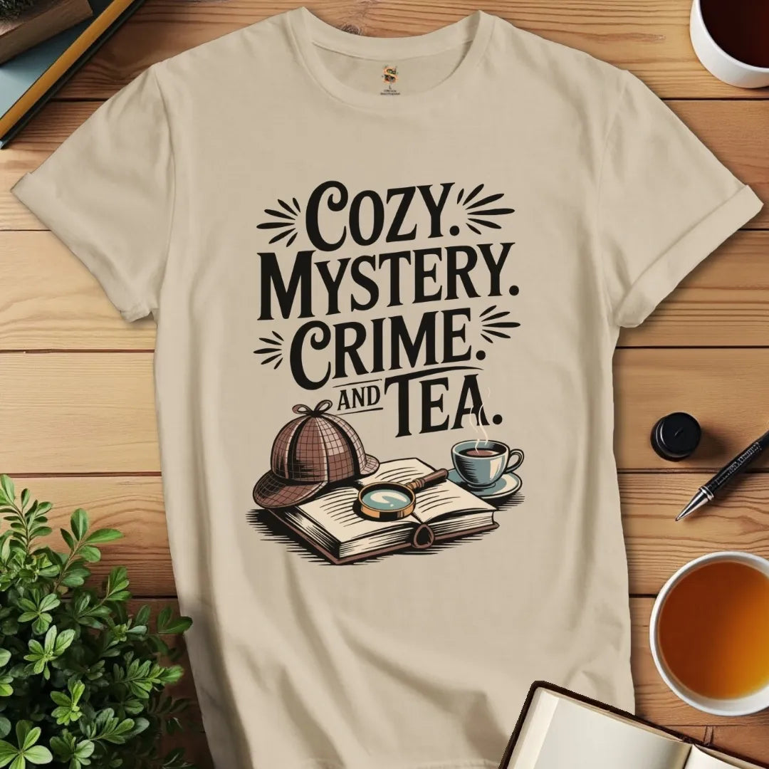 Cozy Mystery and Tea T-Shirt