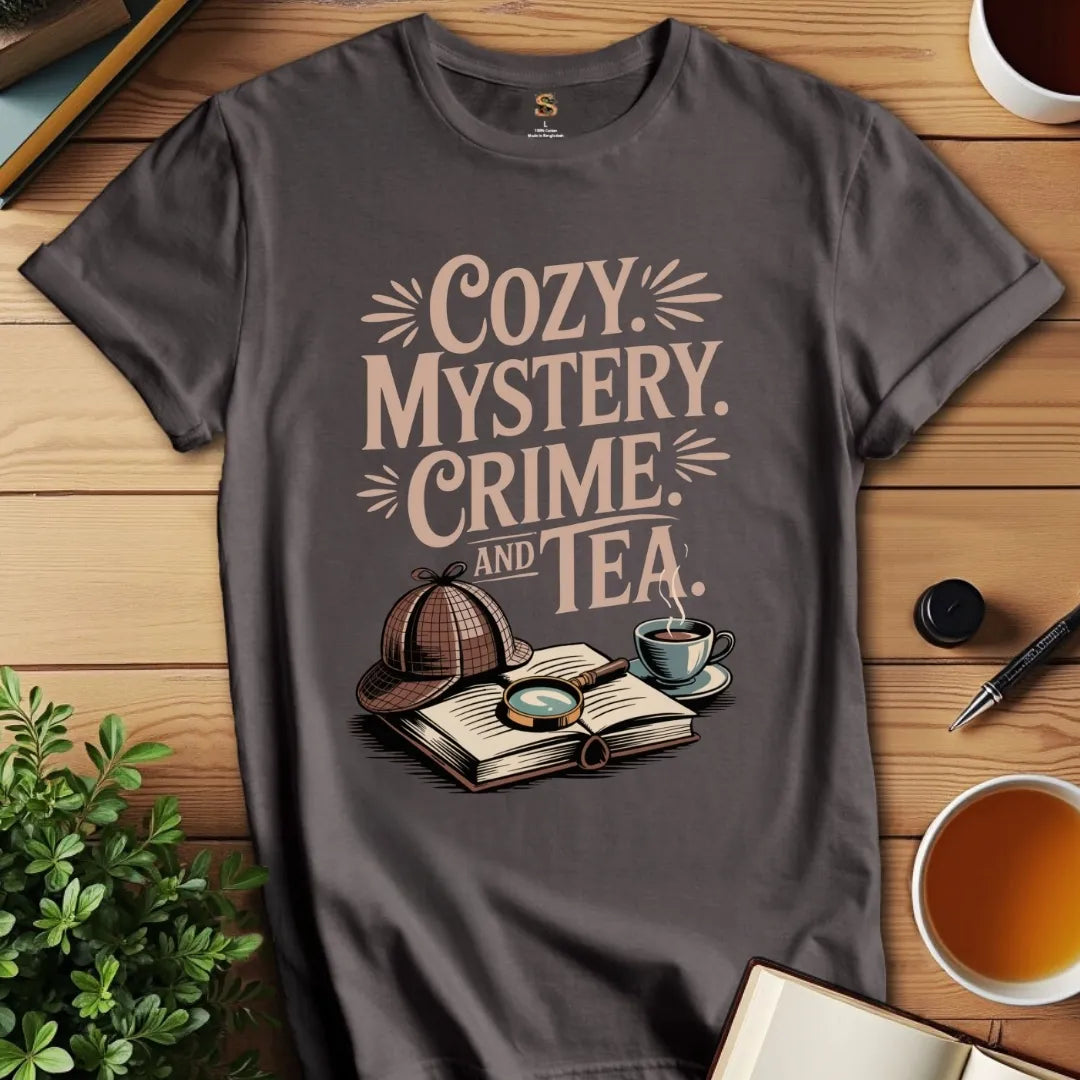 Cozy Mystery and Tea T-Shirt