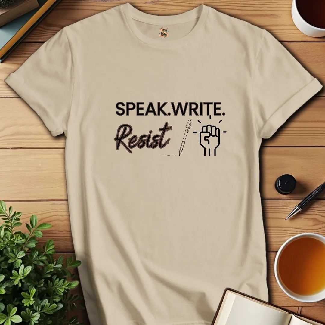 Speak Write Resist T-Shirt