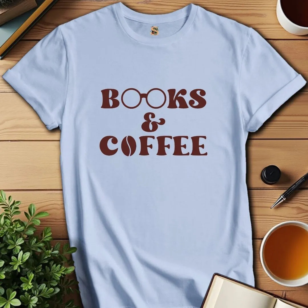Books & Coffee V2 T-Shirt
