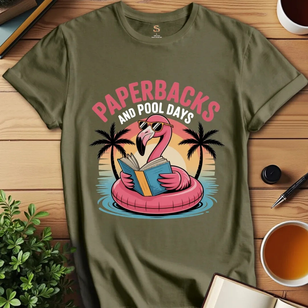 Paperback Flamingo T-Shirt