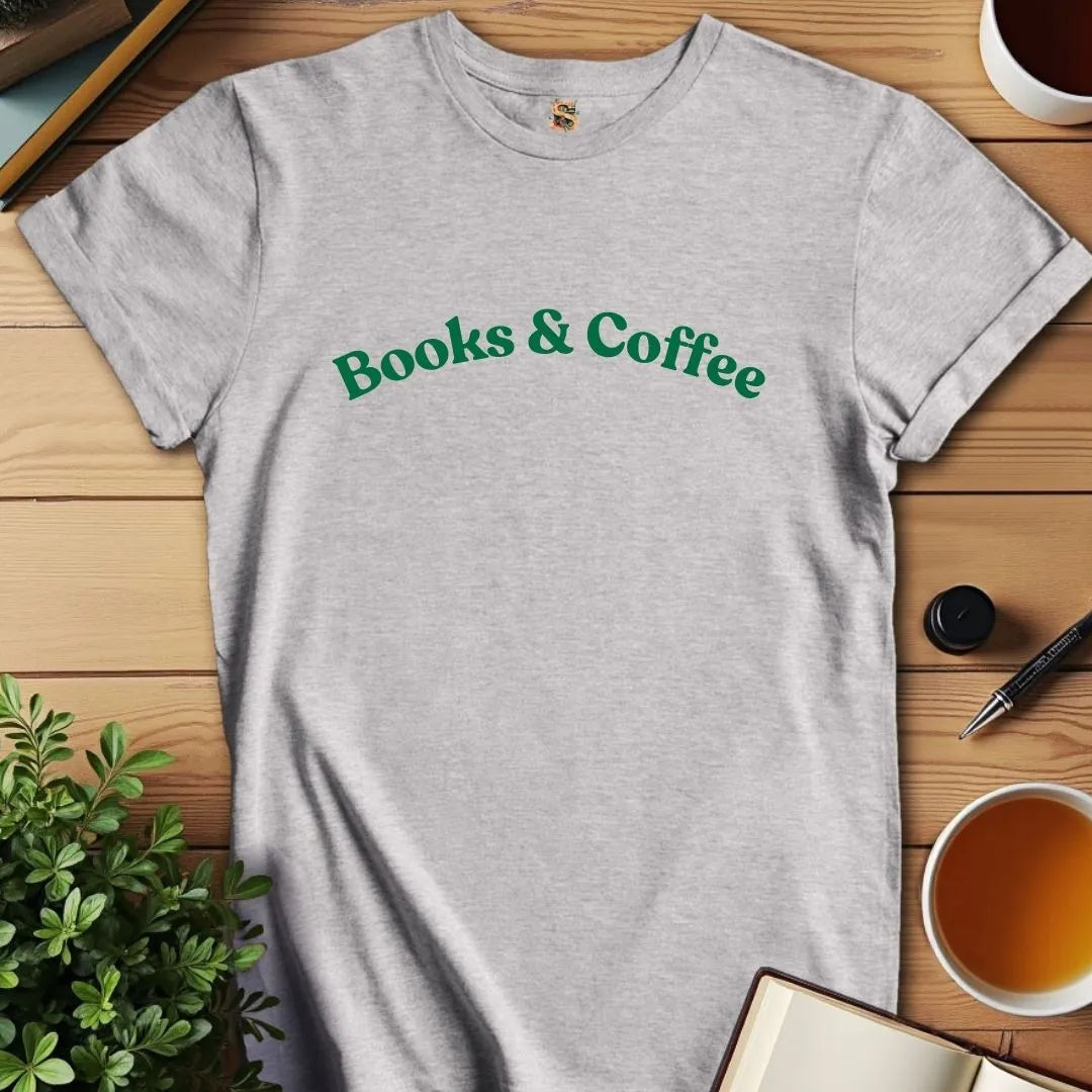 Books & Coffee T-Shirt