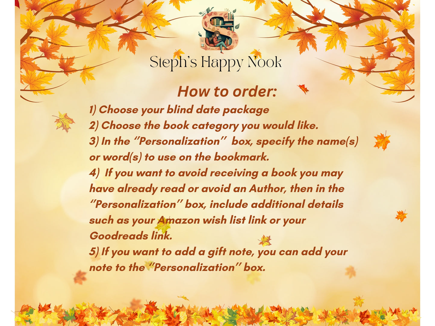 Fall Blind Date With a Book
