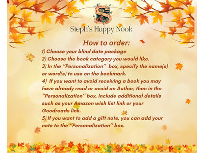 Fall Blind Date With a Book